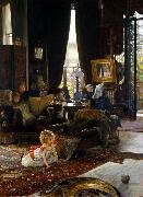 James Tissot Hide and Seek oil painting